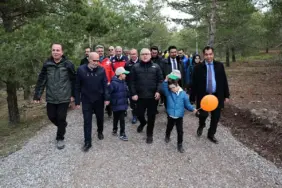 Sivas'ta Şehitler Anısına Yürüyüş Parkuru Açıldı