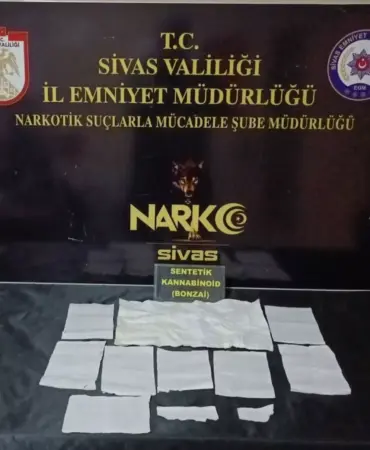 Sivas'ta Uyuşturucu Operasyonu: 1 Tutuklama