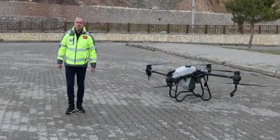 Sivas’ta Dronla İlaçlama Çalışmaları