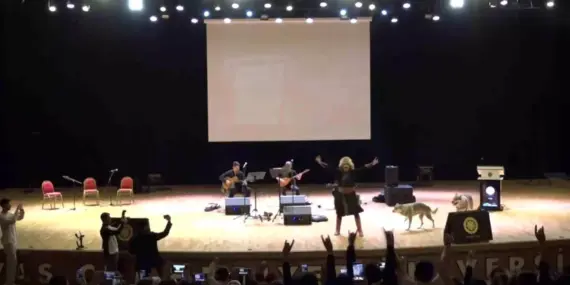 Sivas’ta Nevruz Kutlamalarında Kurt ve Şahin Şov